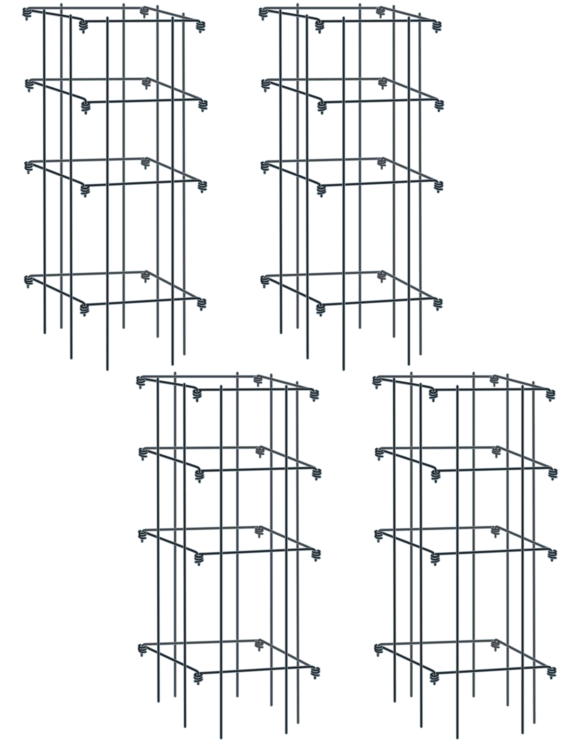 Tomato Cages, Set of 4