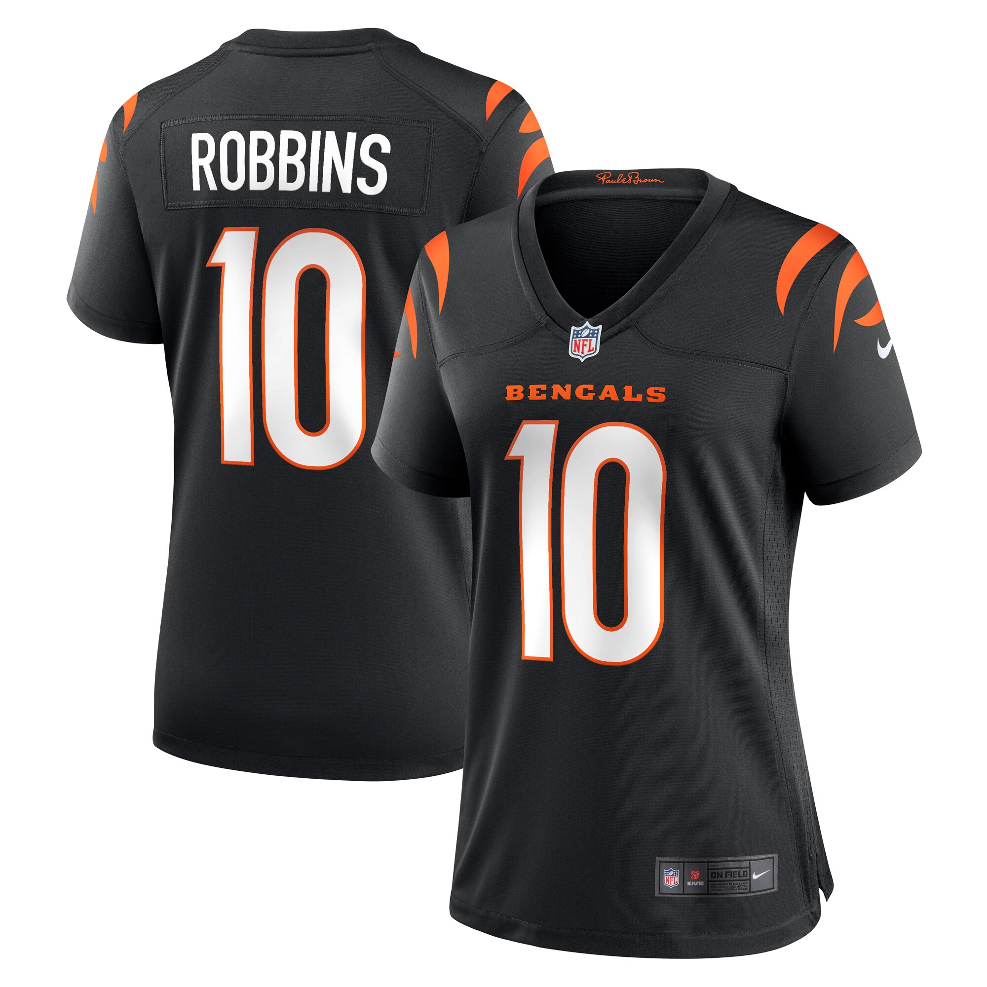 Brad Robbins Cincinnati Bengals Nike Women's Team Game Jersey -  Black