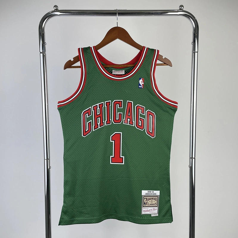 2008-09 NBA Chicago Bulls (1 ROSE) Basketball Jersey