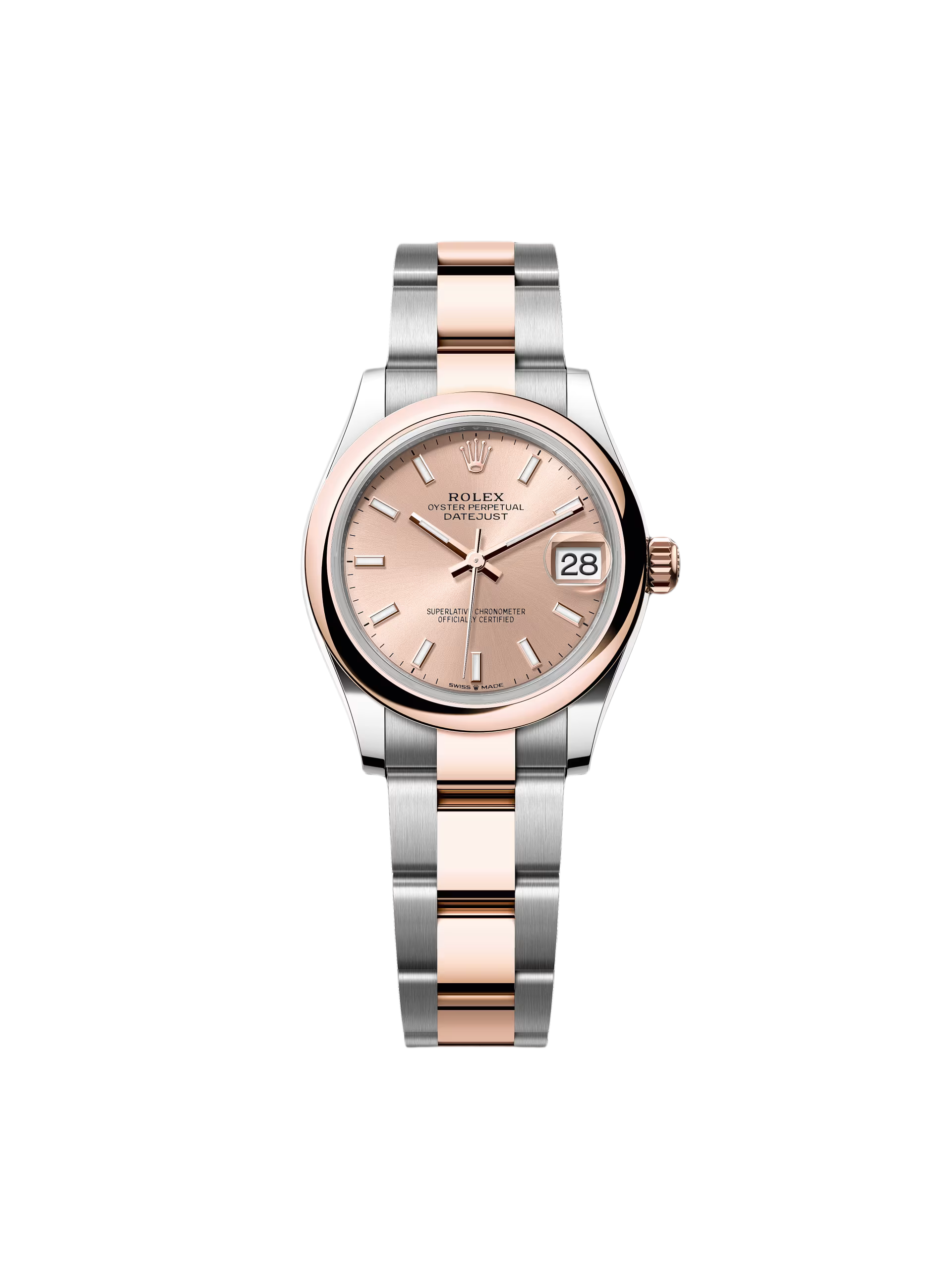 Rolex Datejust m278241-0009/0010 Rose 31mm Dial Oyster Bracelet Watch