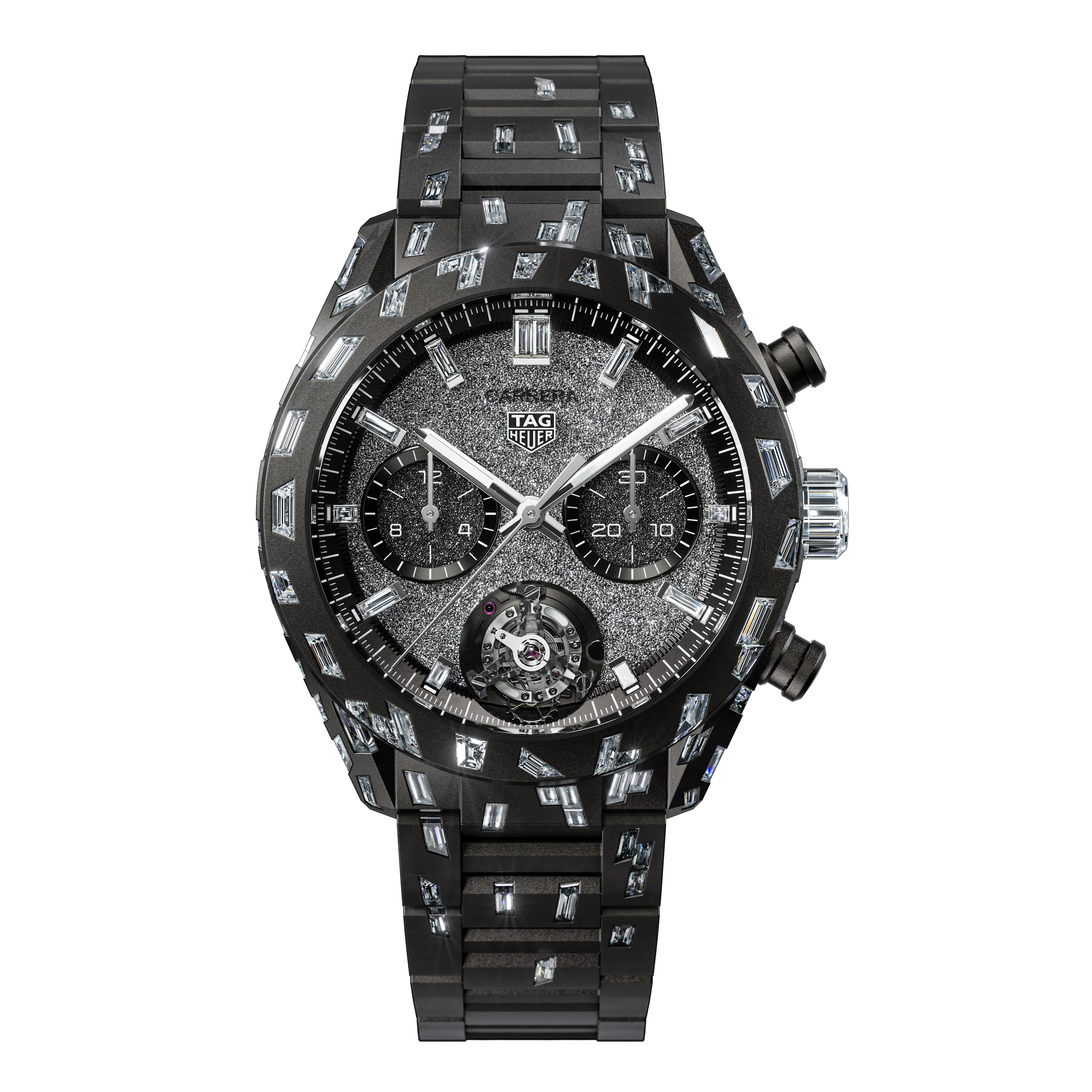 TAG Heuer Carrera Tourbillon Nanograph Plasma Diamant d’Avant-Garde  Automatic 44mm Aluminum CBN5A91.BZ0000