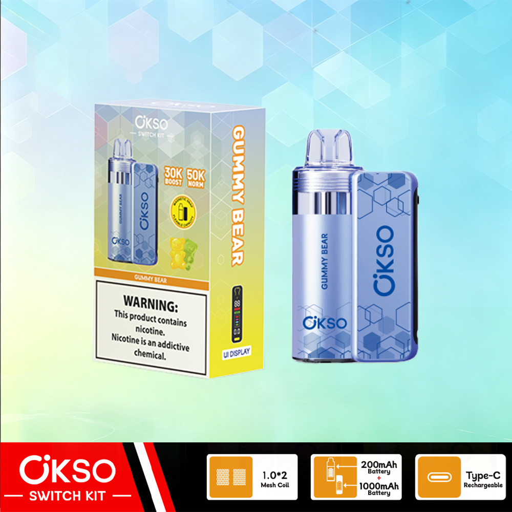 OKSO Switch Kit 50000 – 50K Puffs Dual Mode Replaceable Pod Disposable Vape