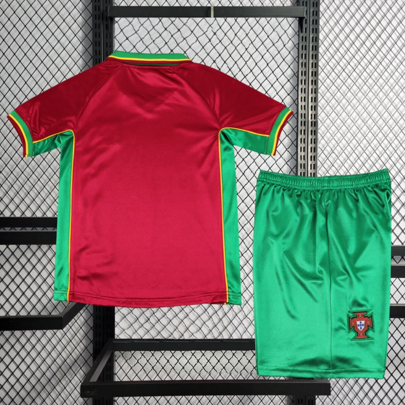 Retro KIDS 1998 KIDS Portugal Home Football jersey retro
