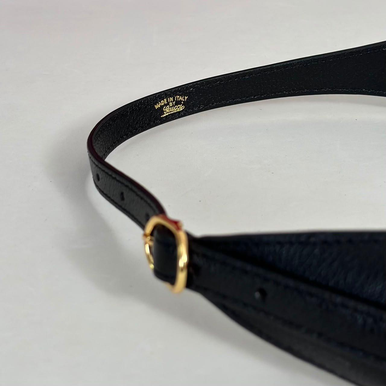 Gucci Jackie Slim Medium Shoulder Bag 28cm/11in Black Leather ‎863137