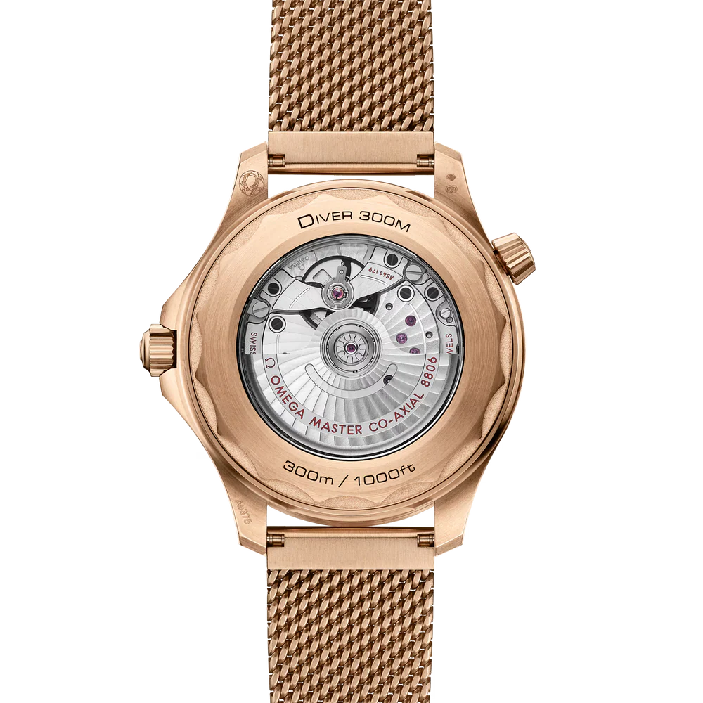 Omega Seamaster Diver 300M 42mm Bronze Gold on Bronze Gold Self Winding Watch 210.90.42.20.01.003