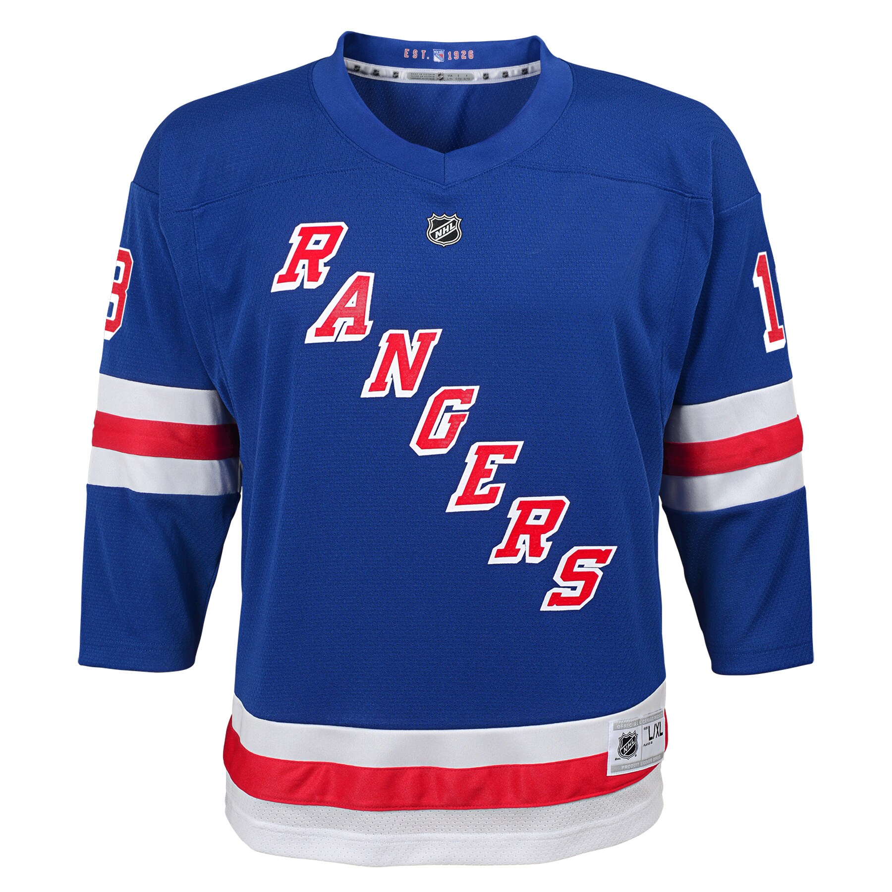 Alexis Lafreniere New York Rangers Youth Home Replica Player Jersey – Blue