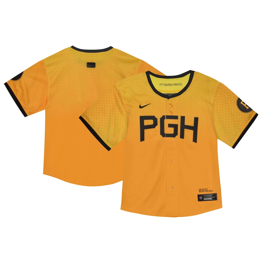 Pittsburgh Pirates Toddler City Connect Limited Jersey Yellow