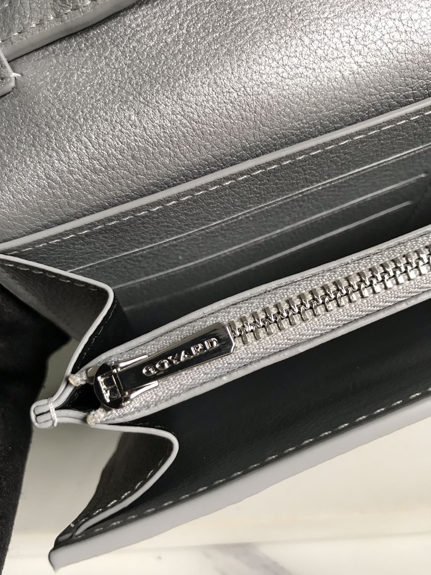 Goyard Varenne Continental Wallet 19 Cm Gray Goyardine Canvas