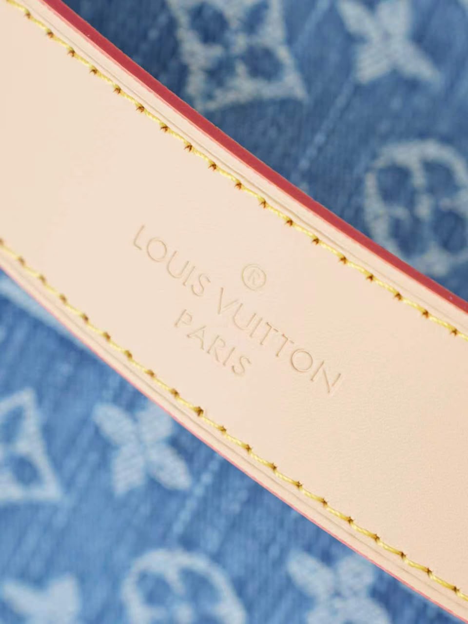 Louis Vuitton Carryall Cargo PM Bag Blue Denim 33.5cm M28287