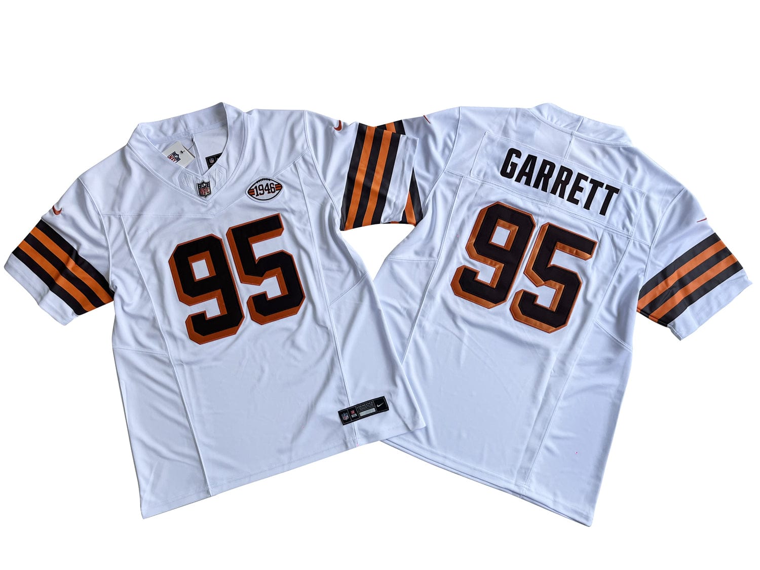 Cleveland Browns 95# Myles Garrett Nike Vapor F.U.S.E. Limited Jersey