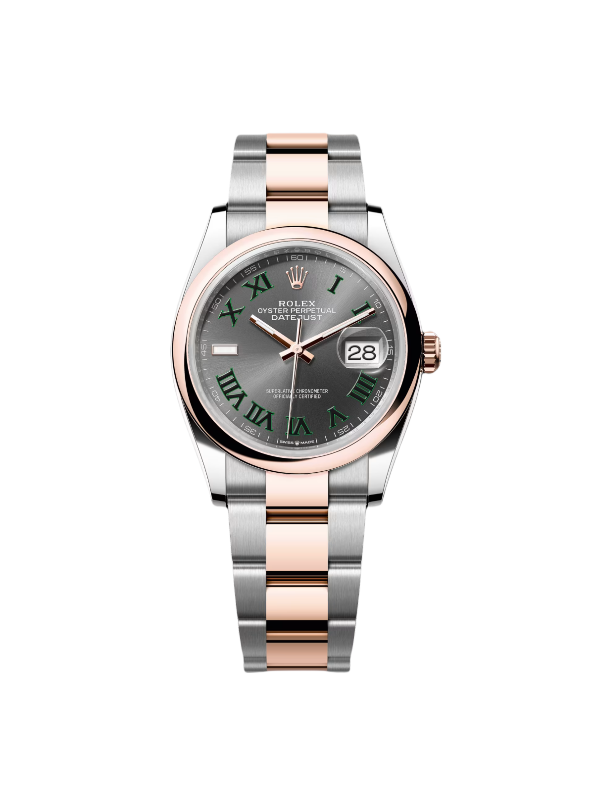Rolex  Datejust 36mm 126201 Slate Dial Jubilee Bracelet Watch
