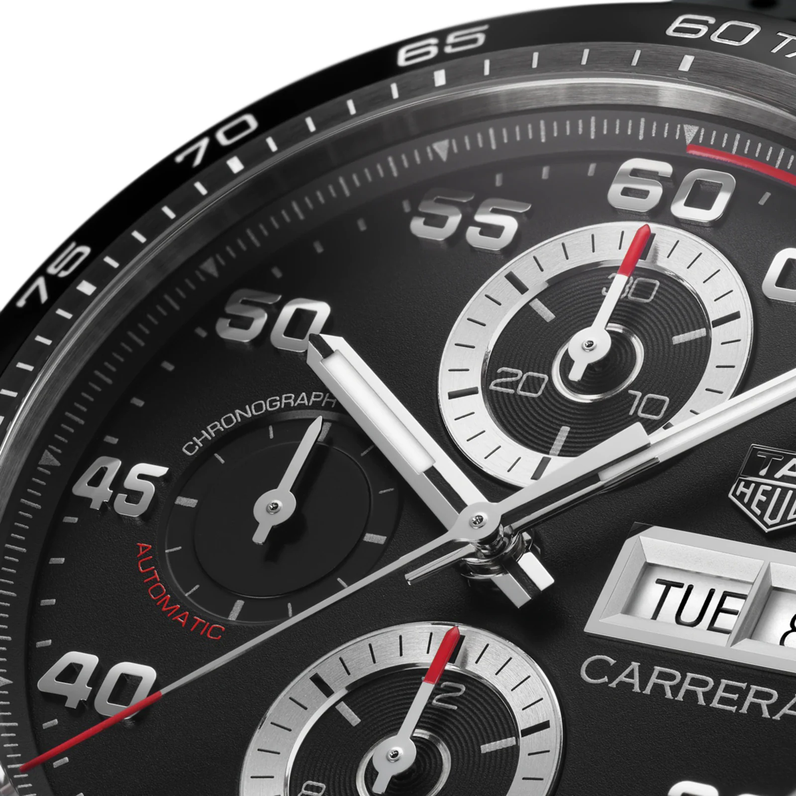 TAG Heuer Carrera 44mm Mens Watch Rubber CBN2A1AA.FT6228