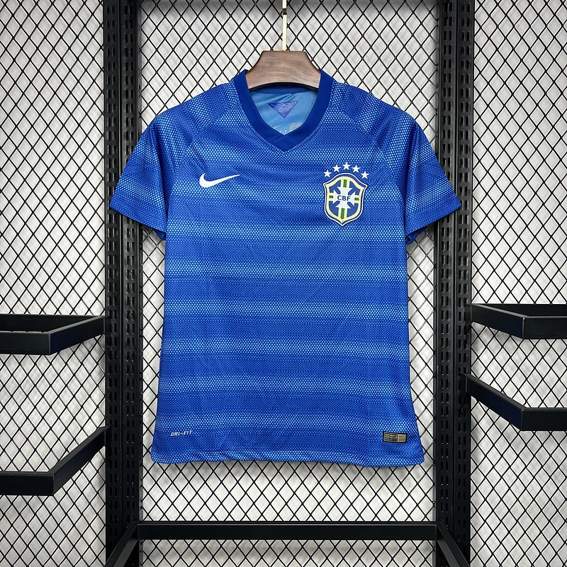 Retro 2014 Brazil Away football jersey retro