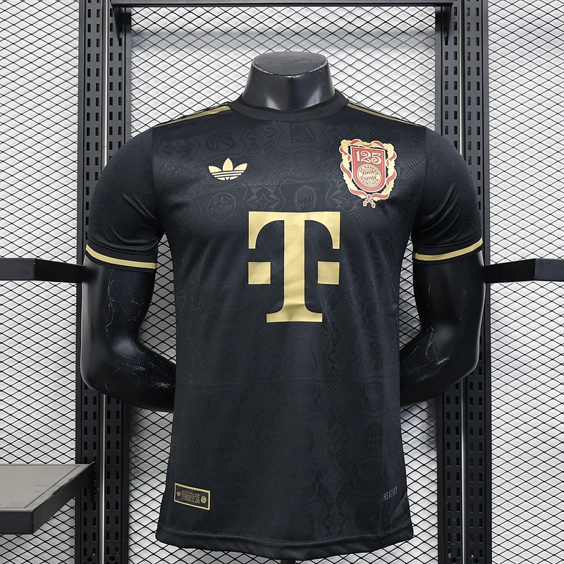Player 2024-25 Bayern Munchen 125 Anniversary Black Football jersey