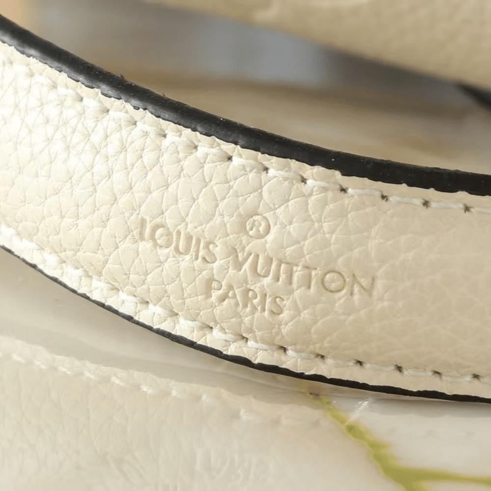 Louis Vuitton Nano Diane Monogram Empreinte Leather Cream 19Cm