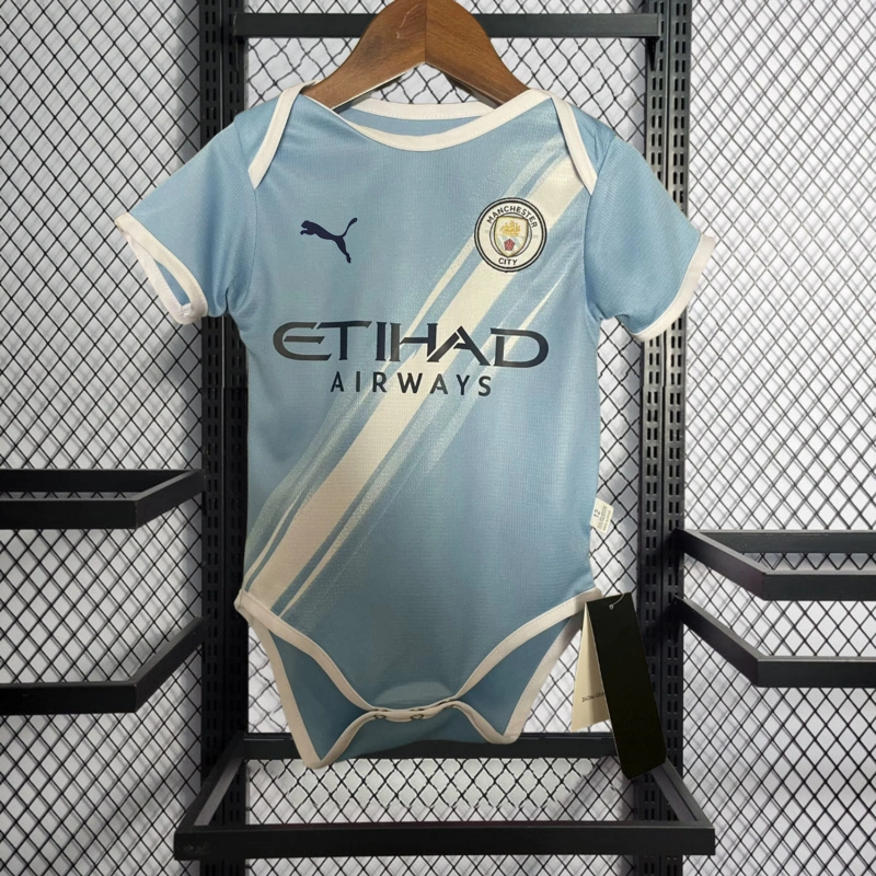 2025-26 Baby Manchester City Home Football jersey