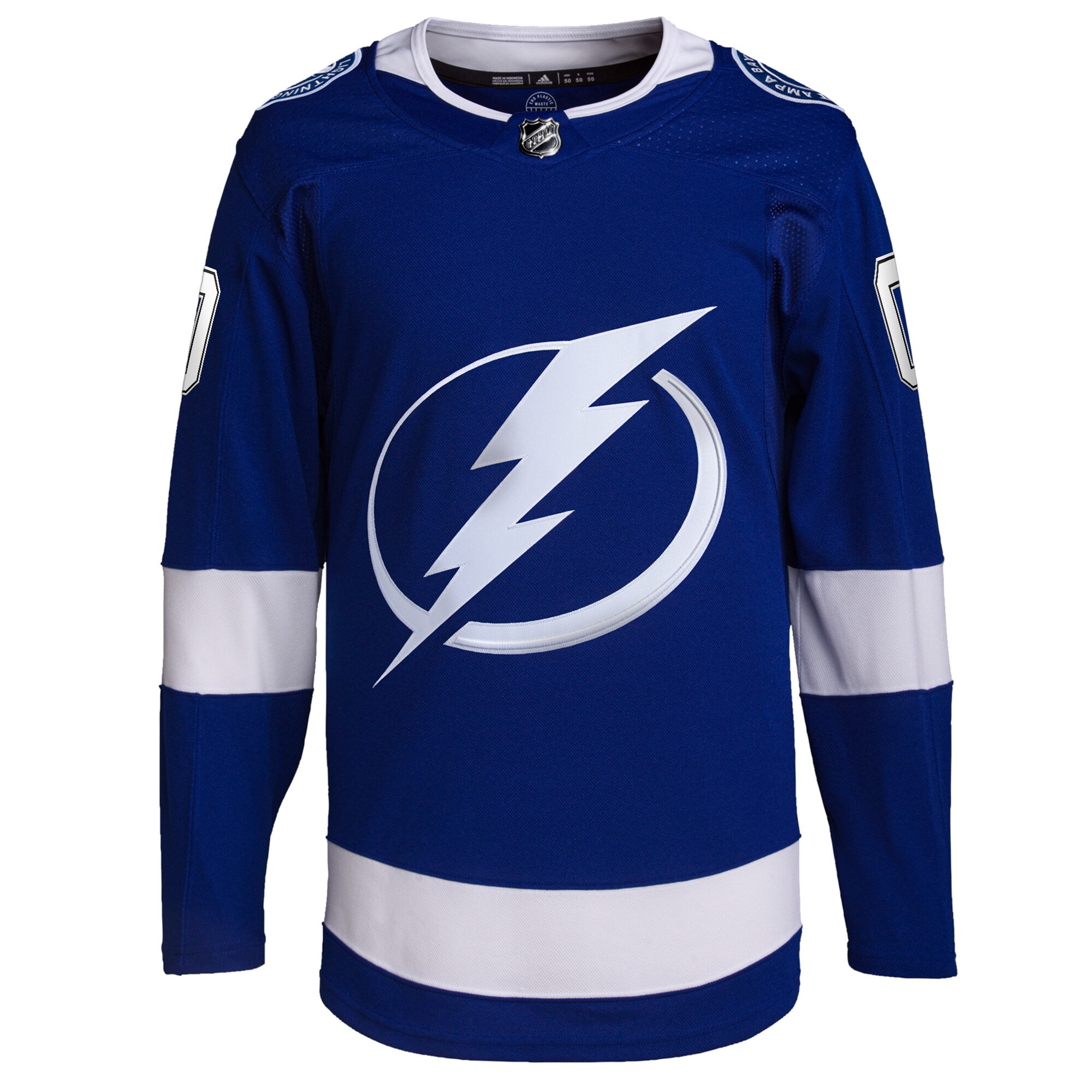 Tampa Bay Lightning adidas  Home  Primegreen Authentic Custom Jersey – Royal