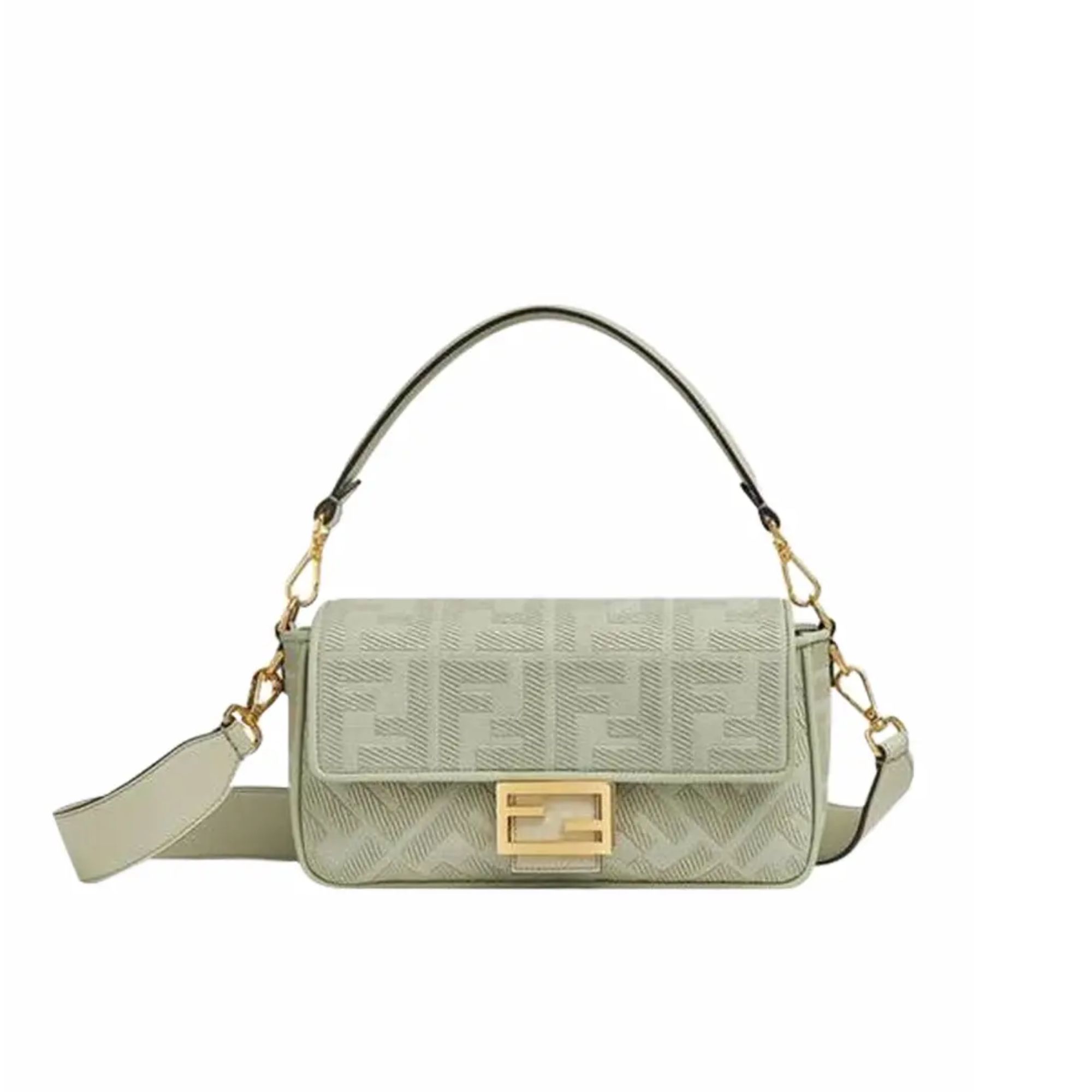 Fendi Baguette Leather Bag 26cm/ 10.2in