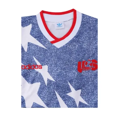 USA 1994 Away Retro Football Jersey Denim Graphic