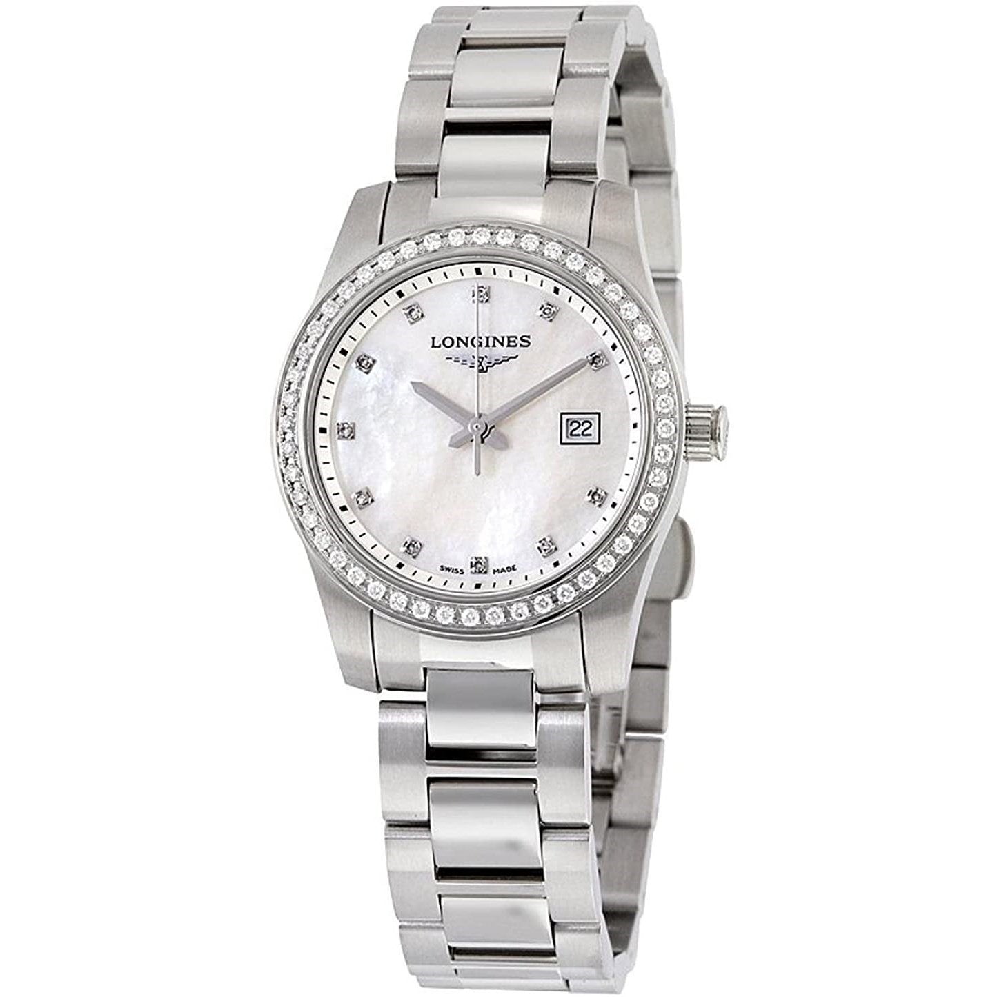 【Super Clone】Longines Women's L33000876 Conquest Stainless Steel Watch
