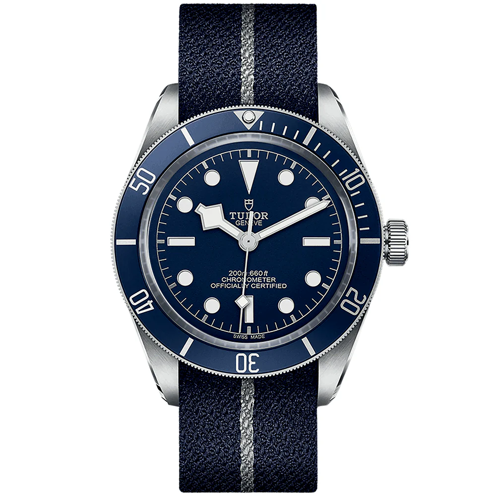 TUDOR Black Bay 58 39mm Navy Blue Dial & Bezel Automatic Fabric Strap Watch M79030B-0003