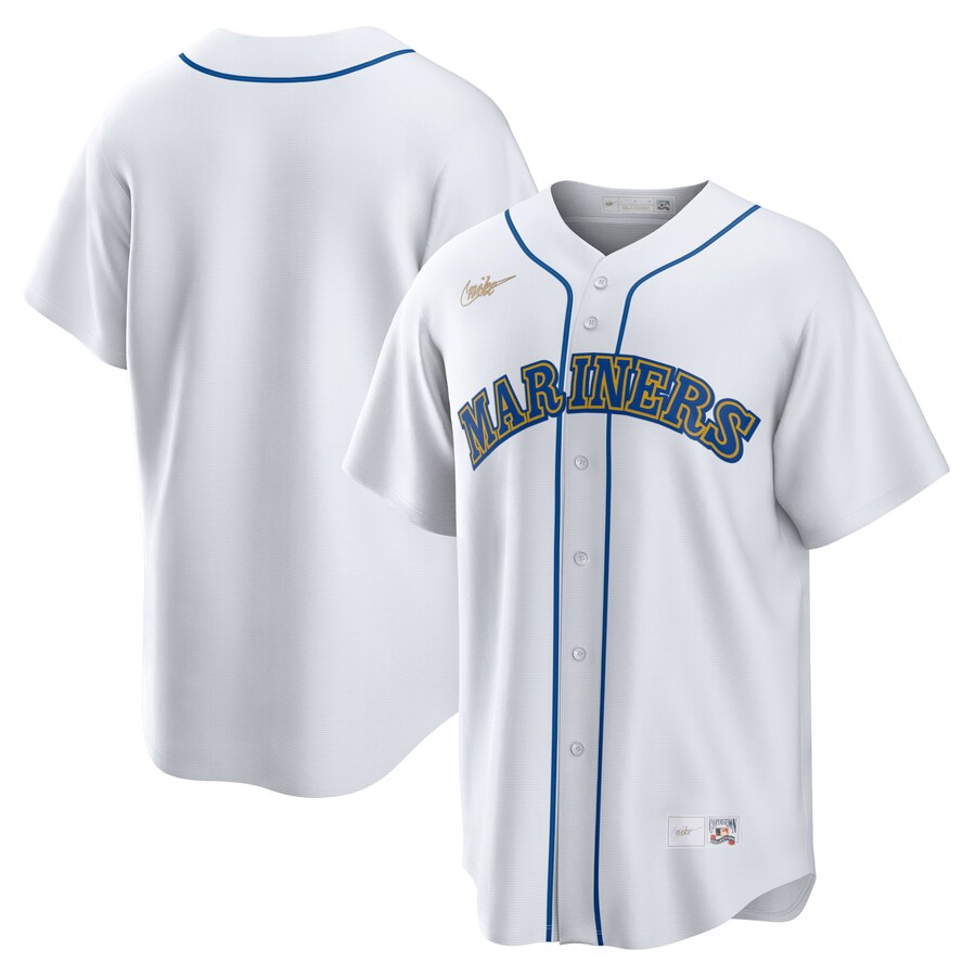 Seattle Mariners Home Cooperstown Collection Team Jersey White