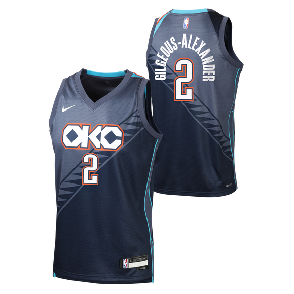 Shai Gilgeous-Alexander Oklahoma City Thunder 2026 City Edition Youth NBA Swingman Jersey