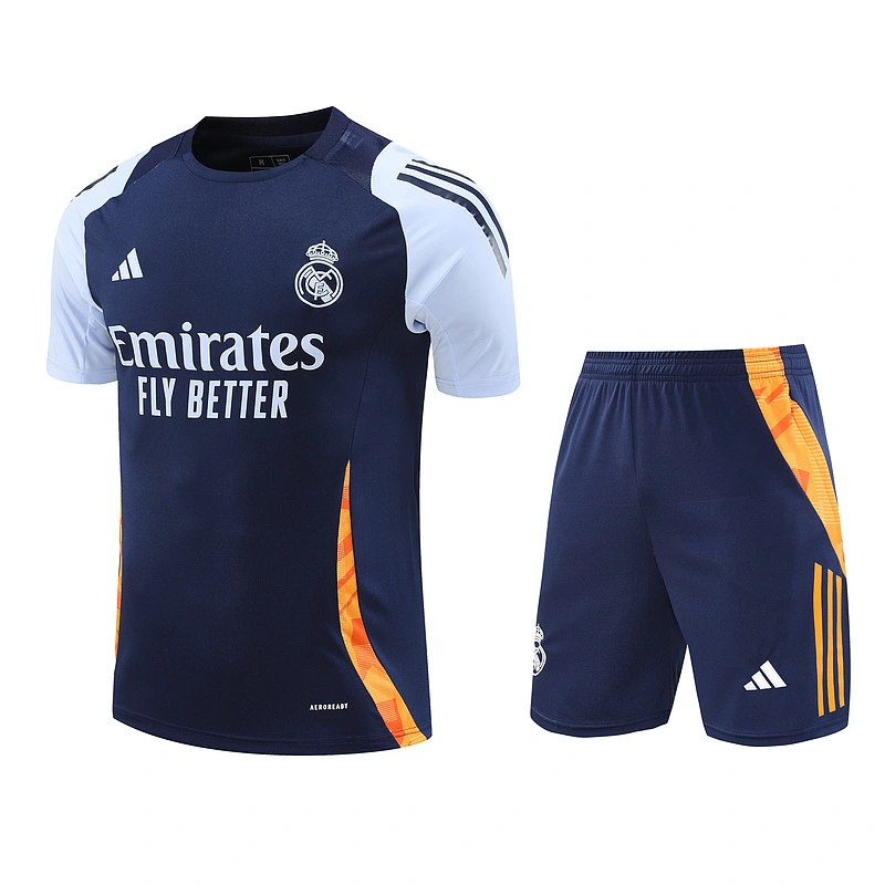 2024-25 Real Madrid Short Sleeve Training Wear