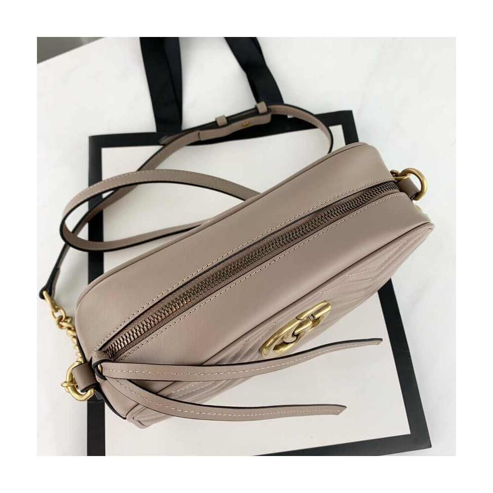 Gucci GG Marmont Small Shoulder Bag Dusty Pink