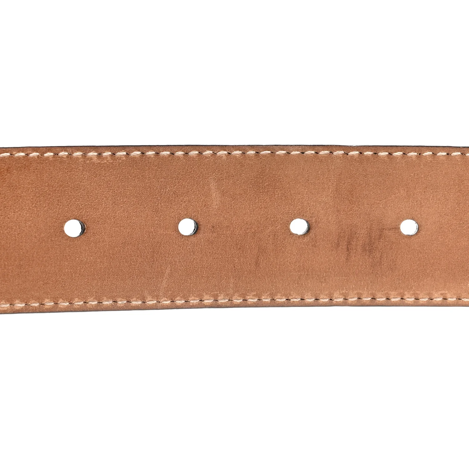 Moon Calfskin Interlocking G 37mm Belt 80 32 Glossy Pink