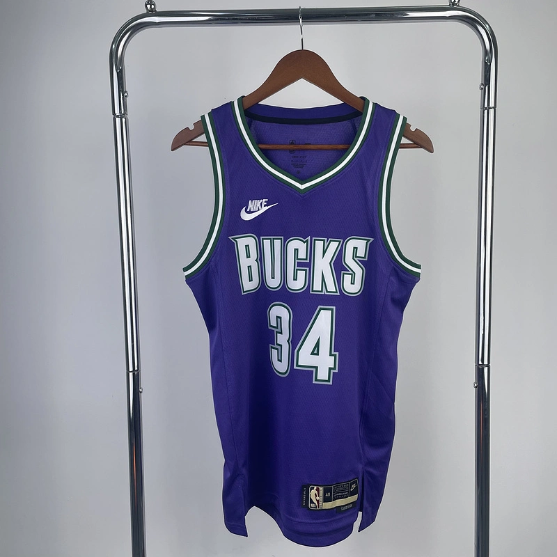 2023 NBA Milwaukee Bucks (34 ANTETOKOUNMPO) Basketball Jersey