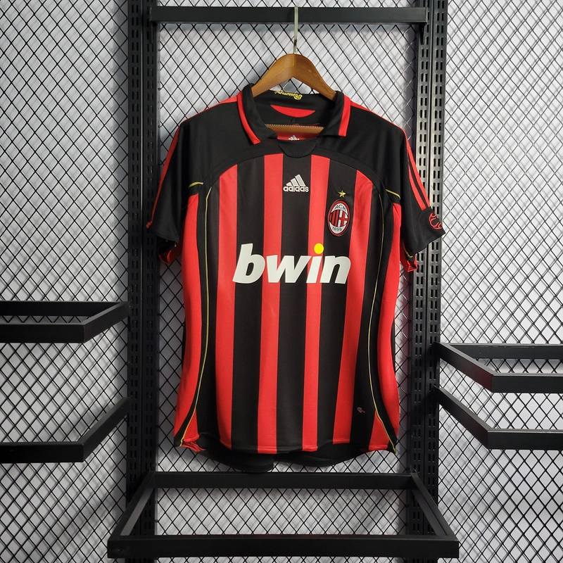 Retro 2006-07 AC Milan home MALDINI KAKA PIRLO  Football jersey retro