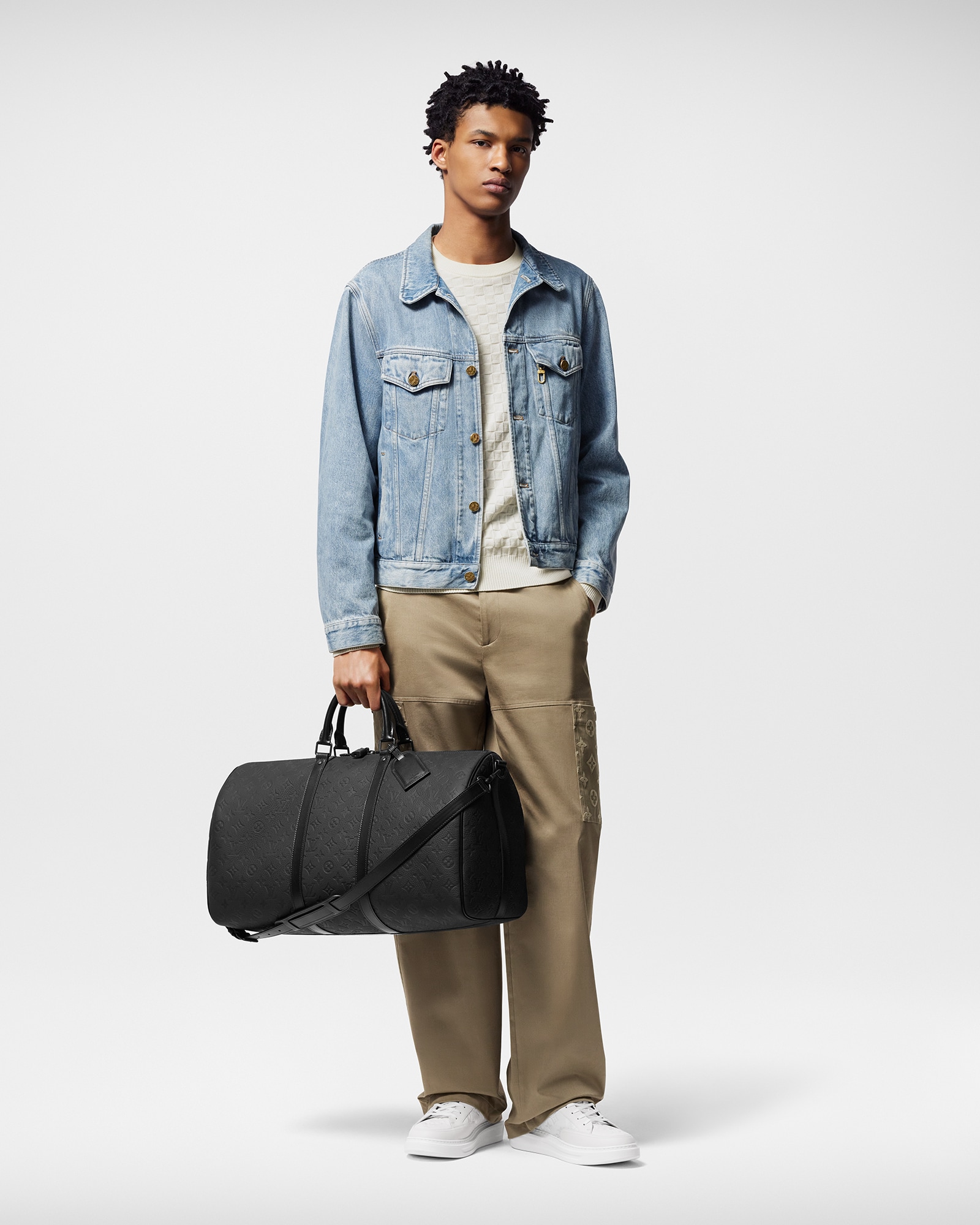 Louis Vuitton Keepall Bandoulière 50 Men Bags 50cm M59025