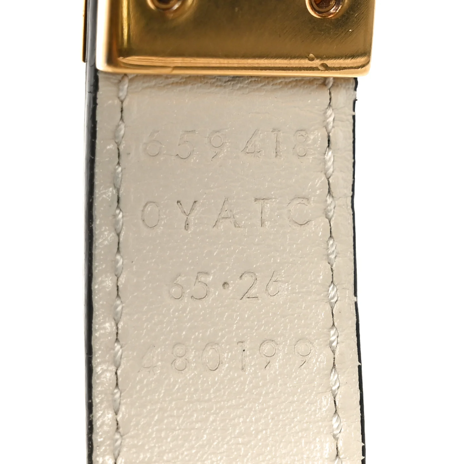 Calfskin Double G 20mm Belt Black