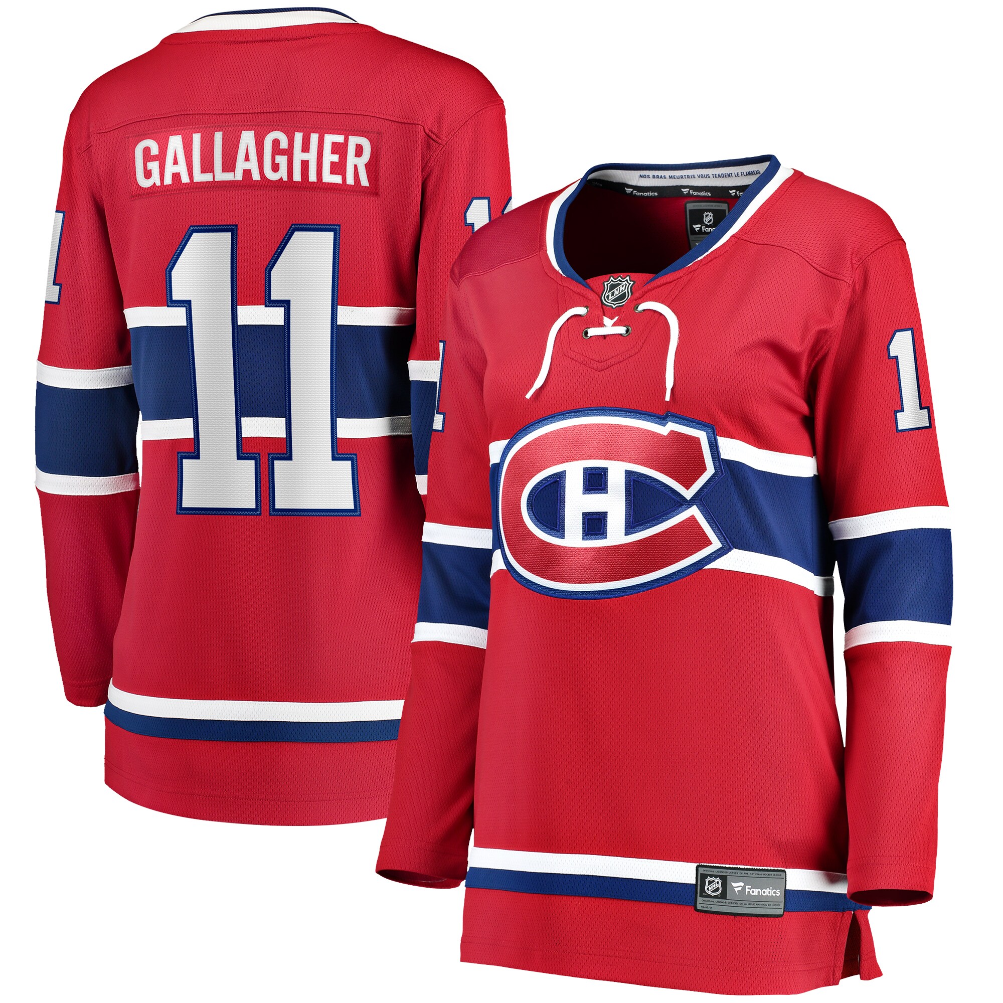 Brendan Gallagher Montreal Canadiens Fanatics Women’s Home Breakaway Player Jersey – Red