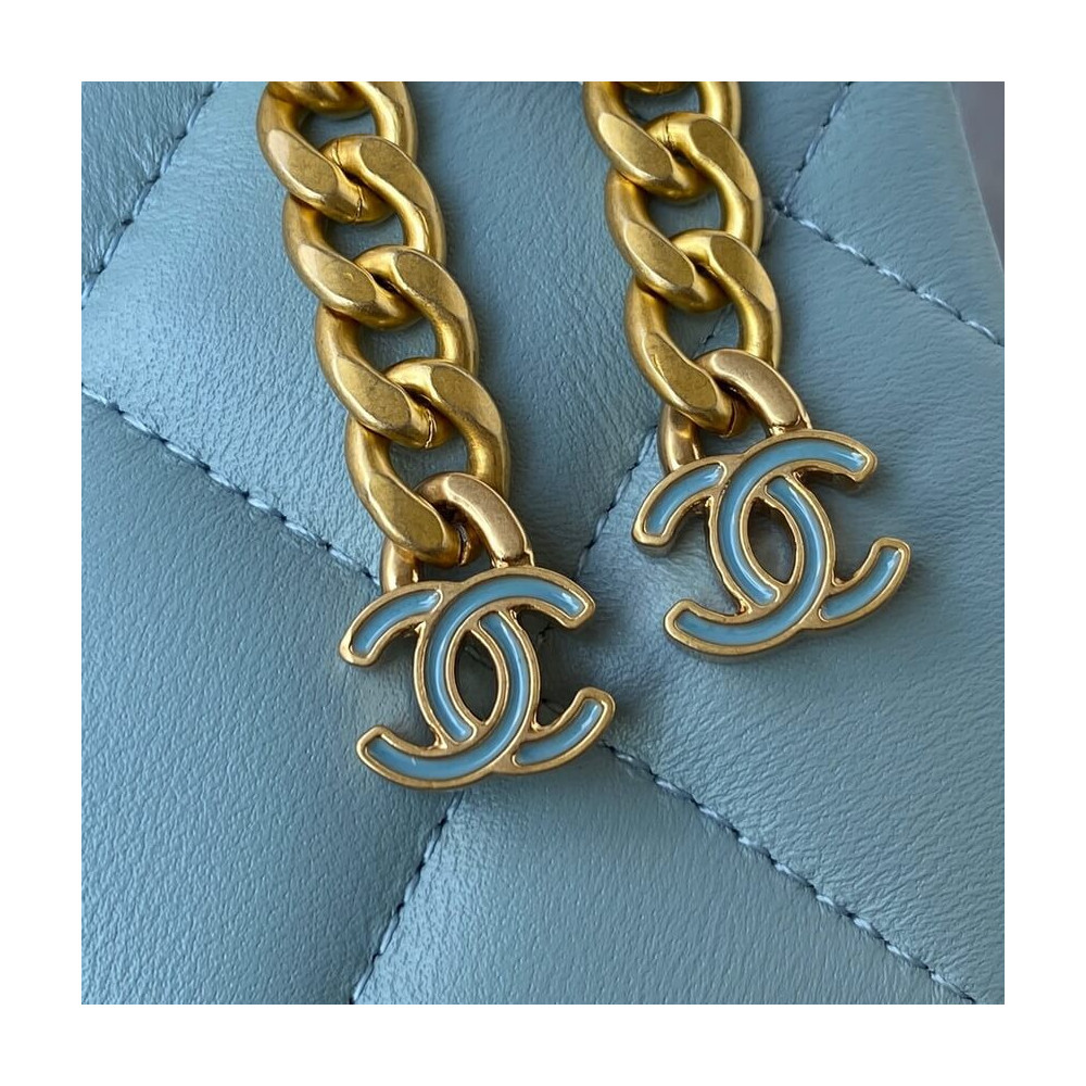 Chanel Small Flap Bag in Lambskin with Enamel CC
