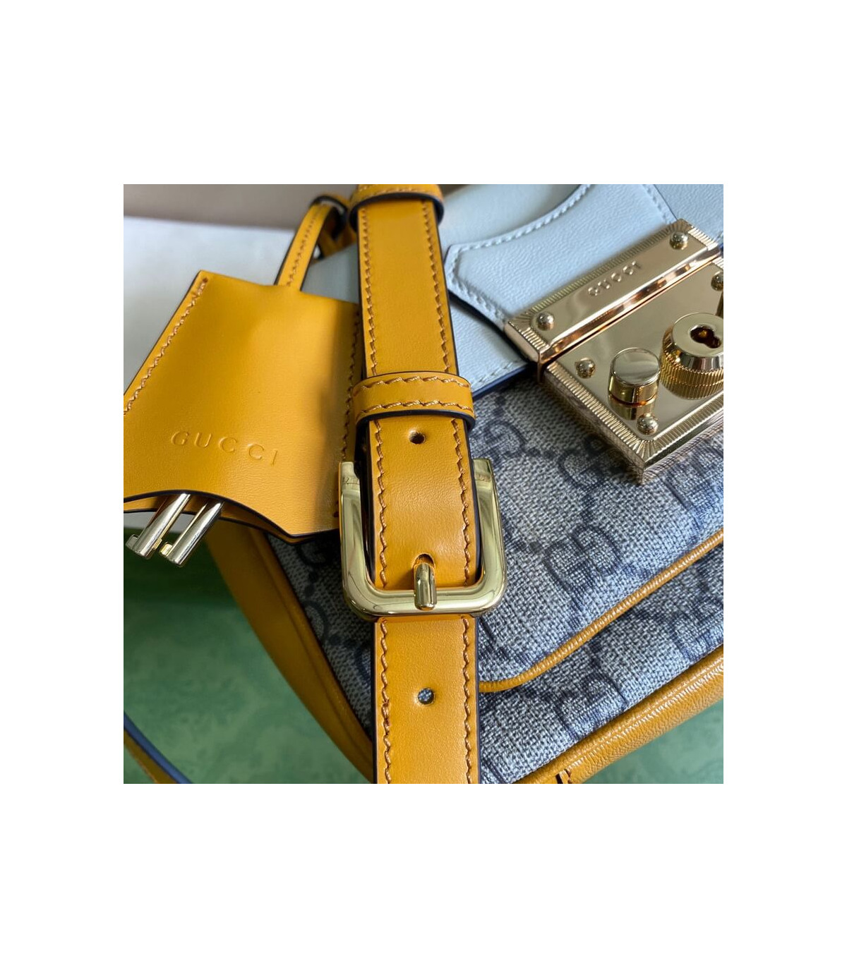 Gucci Padlock Mini Bag White