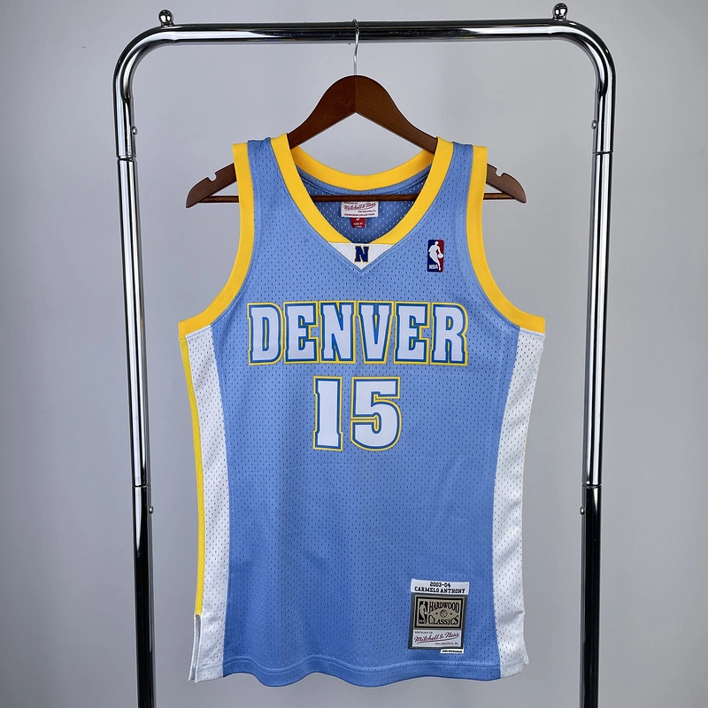2003-04 NBA Denver Nuggets 15 ANTHONY Basketball jersey