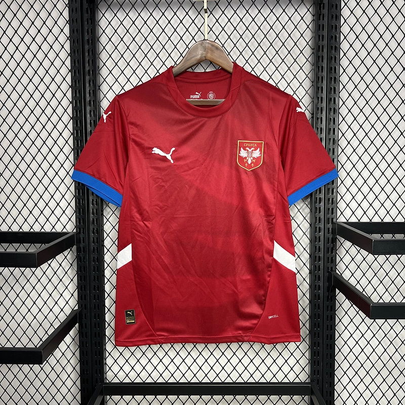 2024-25 Serbia Euro Home Football jersey