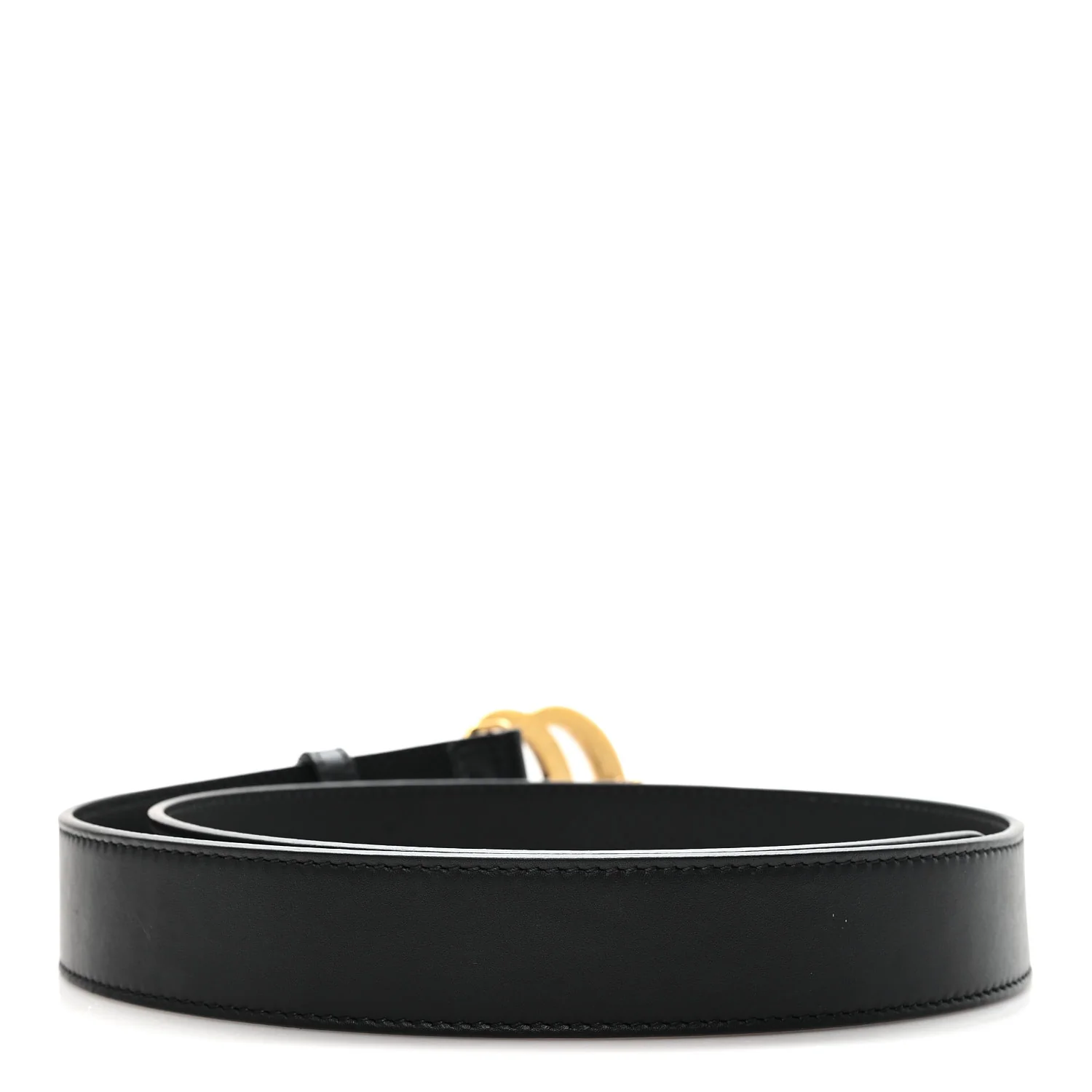 Calfskin Double G 20mm Belt 80 32 Black