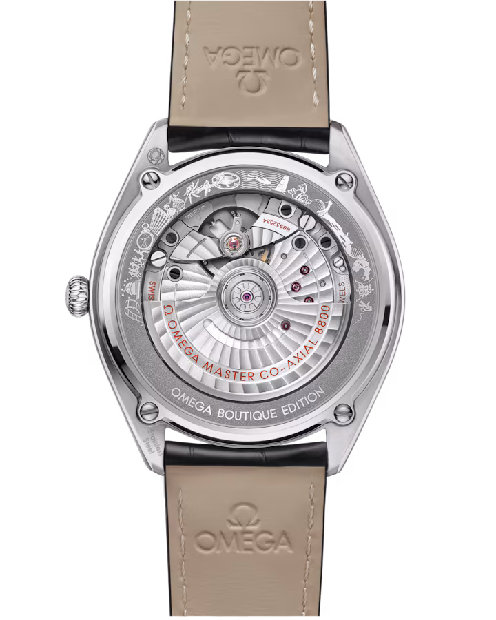 Omega Seamaster Boutique Editions 39.5mm Red Dial Stainless Steel Strap 511.13.40.20.11.002