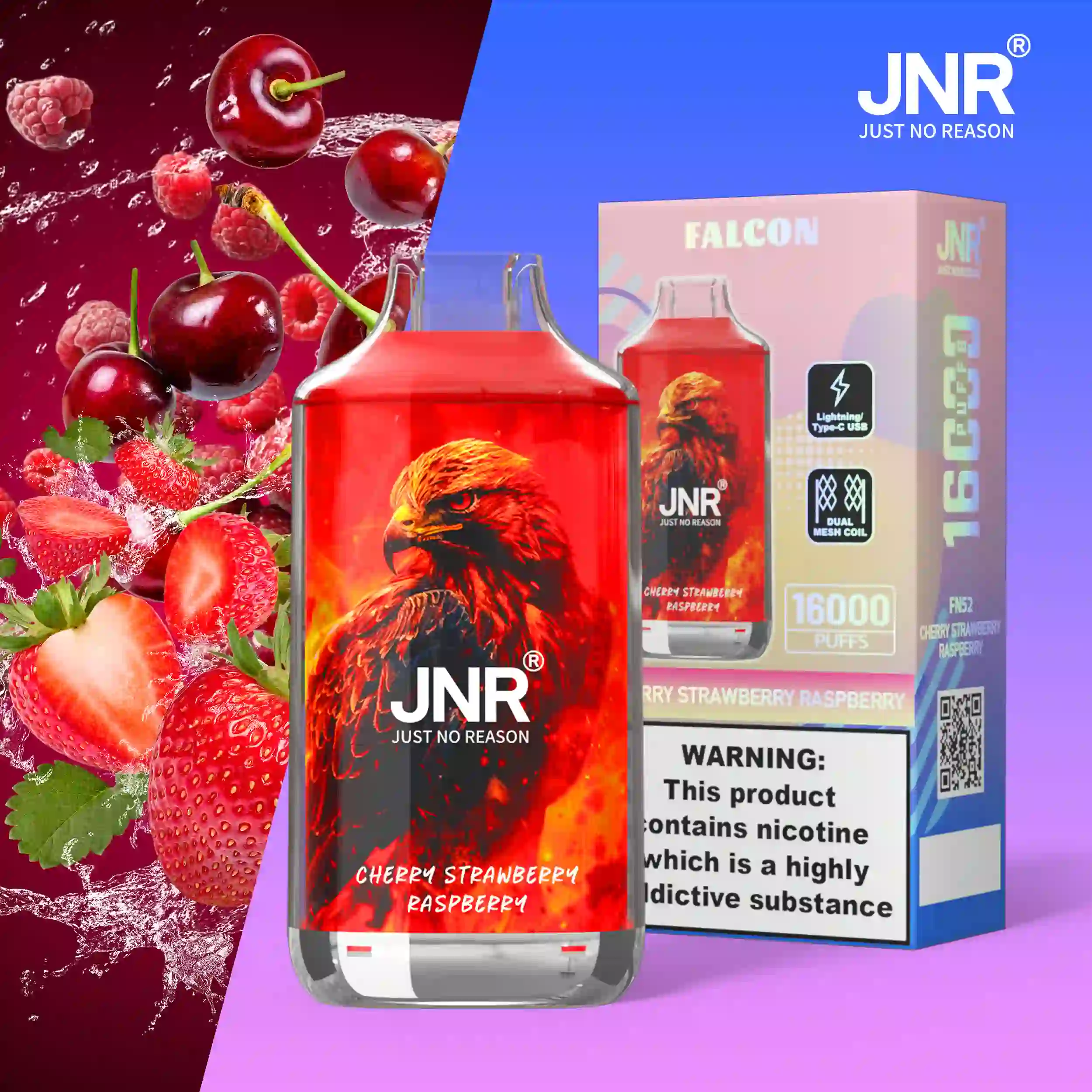 JNR Falcon 16000 Puffs Disposable Vape