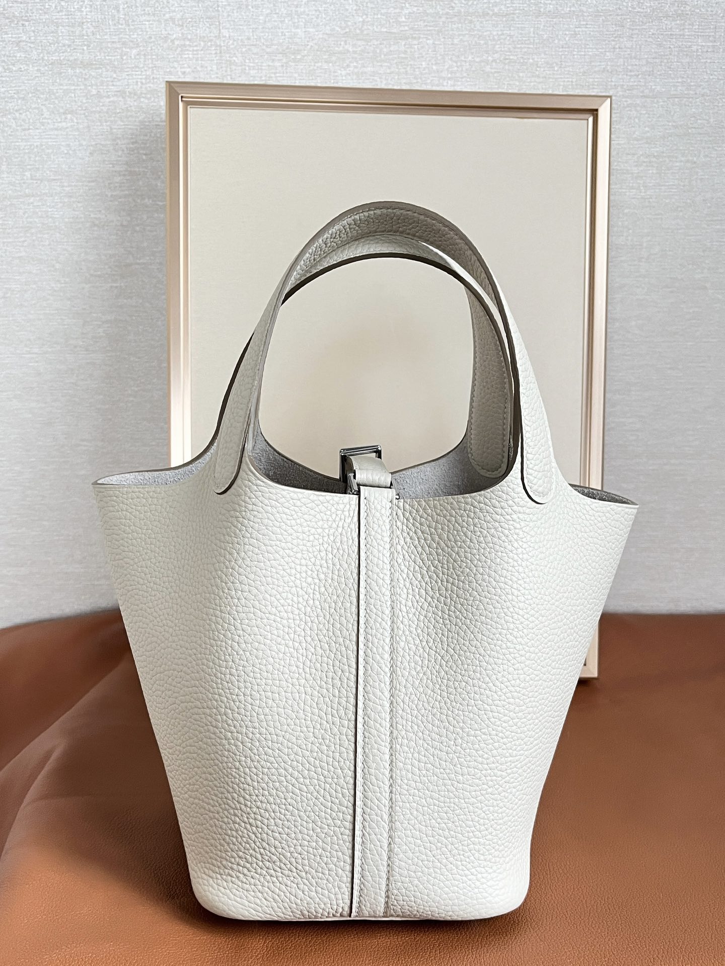 Hermes Picotin Lock 18Cm White