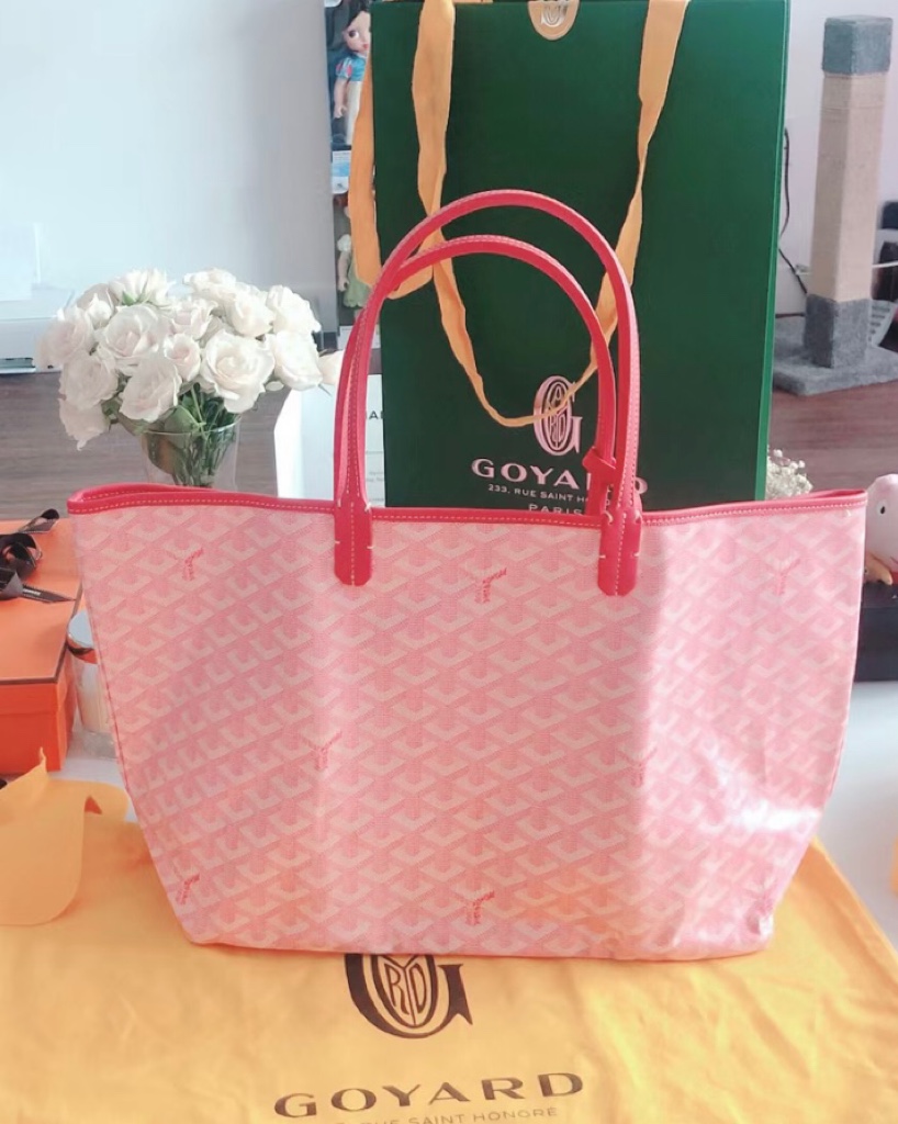 Goyard Pre-Loved Tote in All Pink