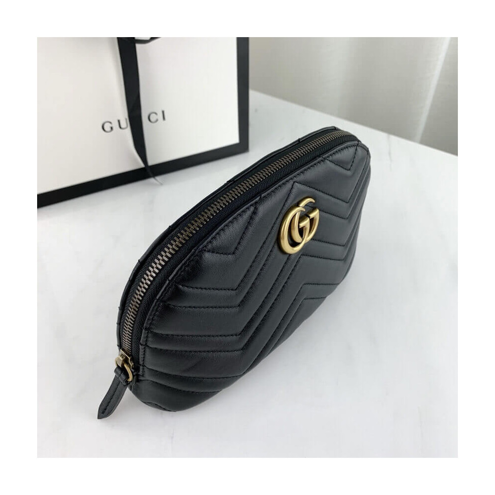 Gucci GG Marmont Cosmetic Case Black