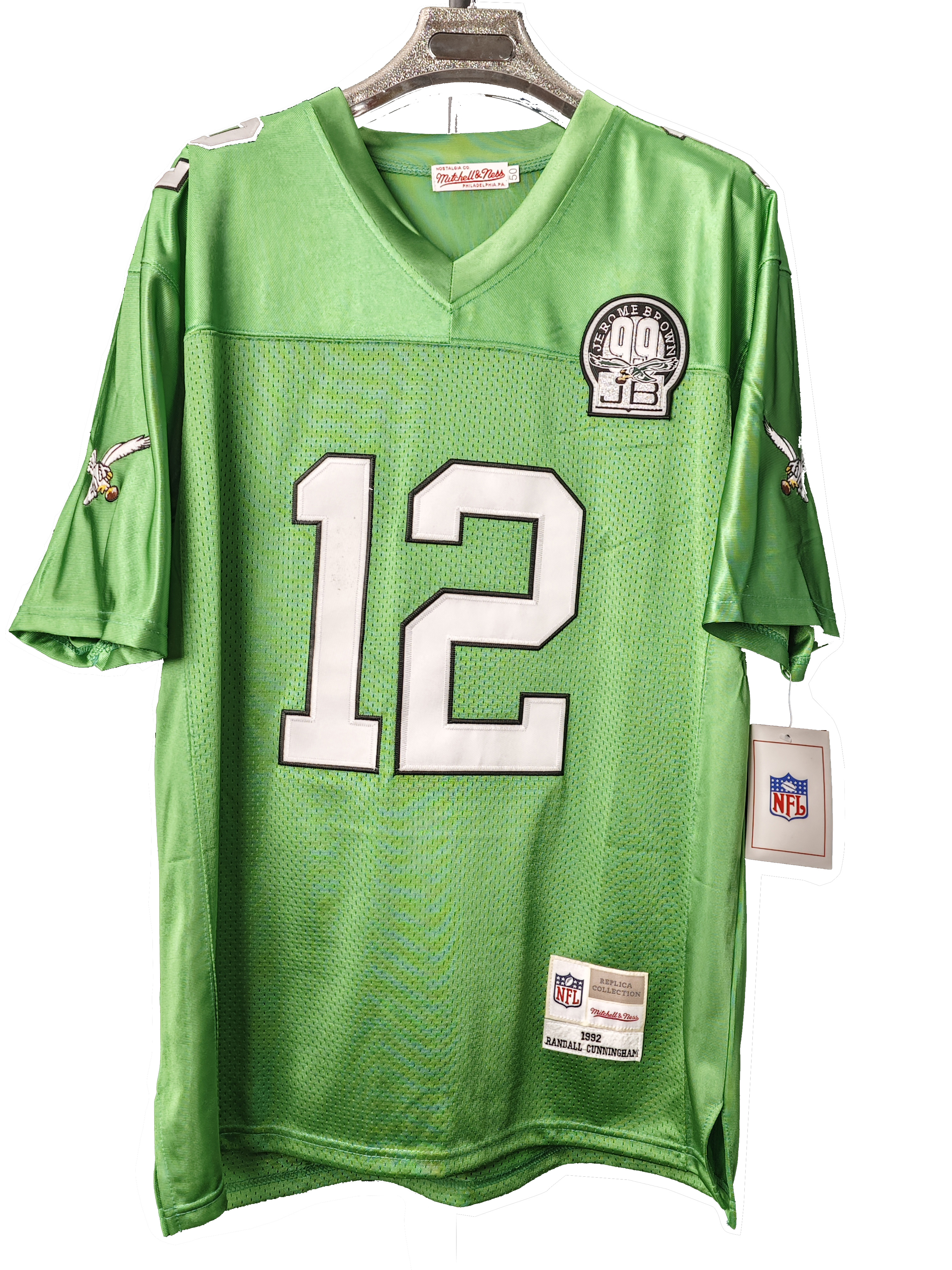 Men's Philadelphia Eagles Randall Cunningham Retro Retired Jersey