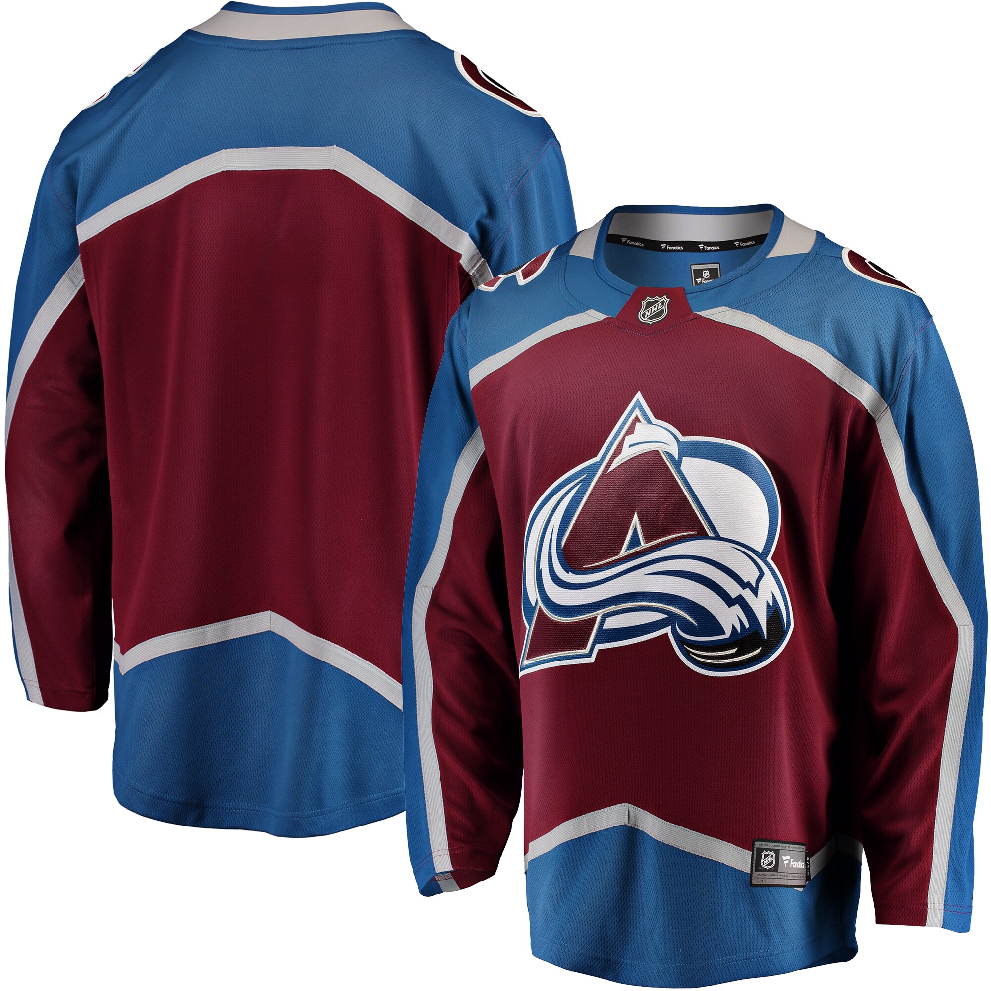 Colorado Avalanche Fanatics Breakaway Home Jersey – Maroon