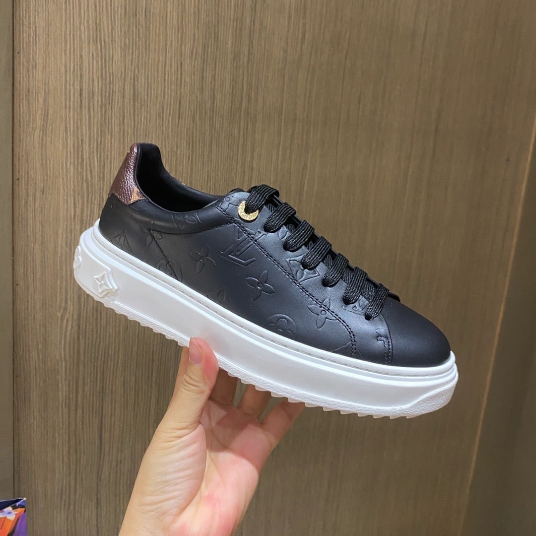 Louis Vuitton Time Out Sneaker Monogram Black