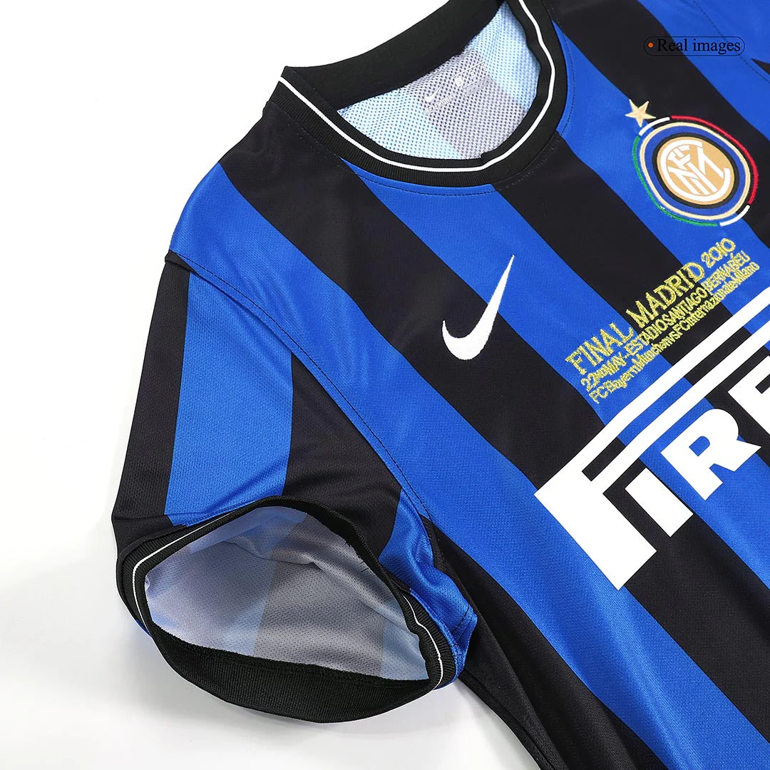 Inter Milan 2009/10 Home Retro Football Jersey - UCL Final