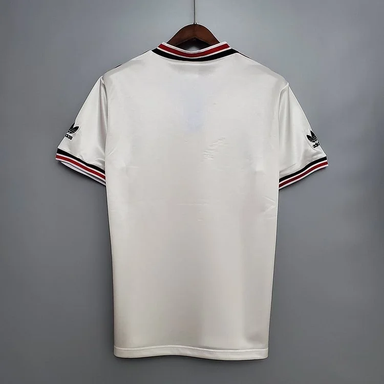 Retro 1985 Manchester United white Football jersey retro